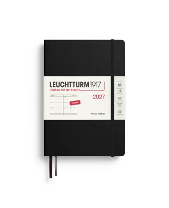 Leuchtturm1917 Agenda 2027 Weekplanner Medium Black