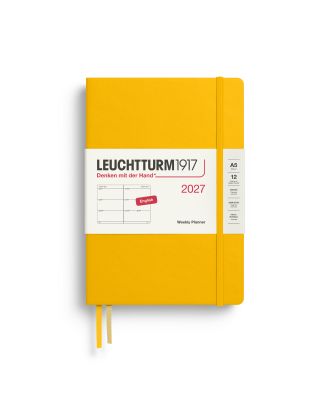 Leuchtturm1917 Agenda 2027 Weekplanner Medium Sunflower