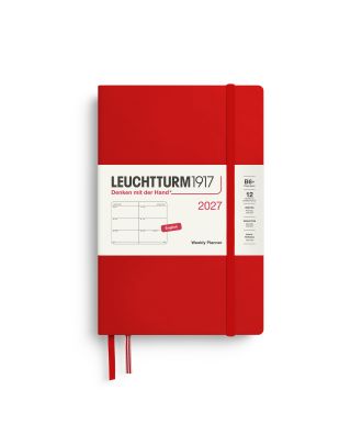 Leuchtturm1917 Agenda 2027 Weekplanner Paperback B6 Cherry