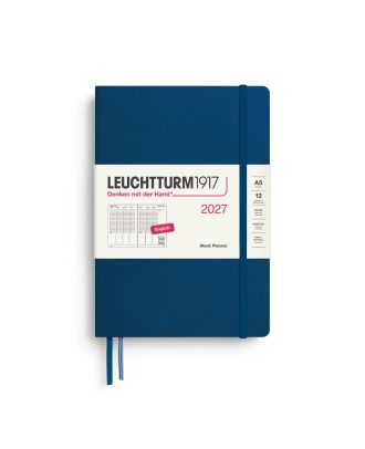 Leuchtturm1917 Agenda 2027 Weekplanner Verticaal Medium A5 Indigo