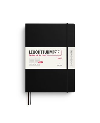 Leuchtturm1917 Agenda 2027 Dagplanner Master A4 Black