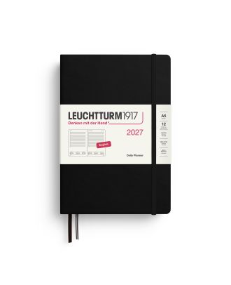 Leuchtturm1917 Agenda 2027 Dagplanner Medium A5 Black