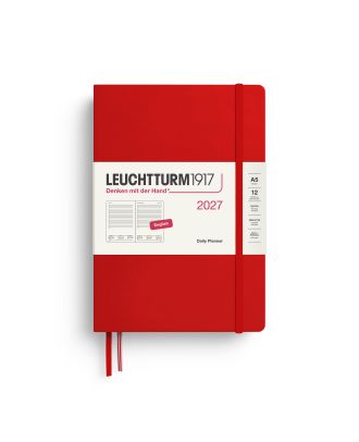Leuchtturm1917 Agenda 2027 Dagplanner Medium A5 Cherry