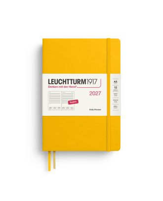 Leuchtturm1917 Agenda 2027 Dagplanner Medium A5 Sunflower