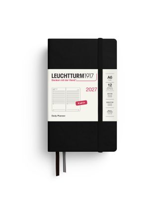 Leuchtturm1917 Agenda 2027 Dagplanner Pocket A6 Black