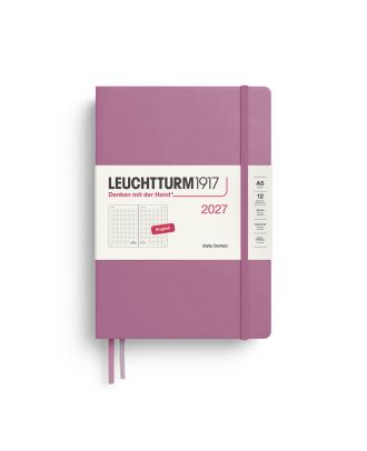 Leuchtturm1917 Agenda 2027 Dagplanner Medium A5 Dotted Dusty Rose