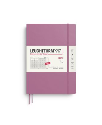 Leuchtturm1917 Agenda 2027 Maandplanner + Notebook Composition B5 Softcover Dusty Rose