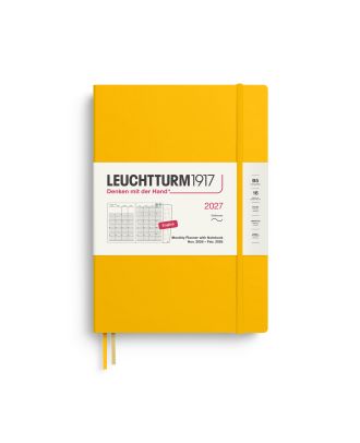 Leuchtturm1917 Agenda 2027 Maandplanner + Notebook Composition B5 Softcover Sunflower