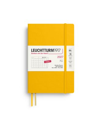 Leuchtturm1917 Agenda 2027 Maandplanner + Notebook Paperback B6+ Soft Cover Sunflower