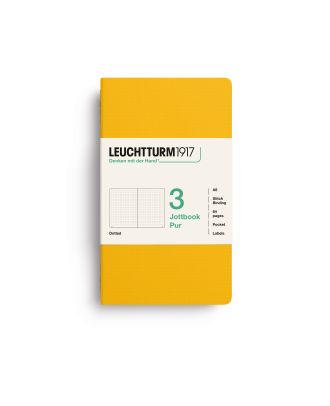 Leuchtturm1917 Jottbook Pur Pocket Sunflower Dotted Set van 3