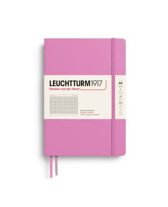 Leuchtturm1917 Notitieboek Medium Bubblegum Geruit