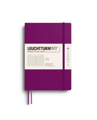 Leuchtturm1917 Notitieboek Medium Softcover Burgundy Gelijnd