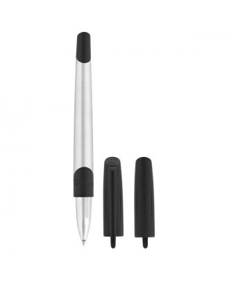 S.T. Dupont Defi Millennium Brushed Chrome and Matt Black Roller