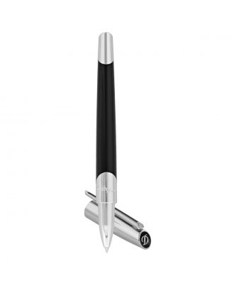 S.T. Dupont Defi Millennium Silver and Black Roller