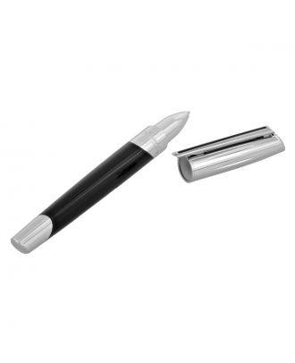 S.T. Dupont Defi Millennium Silver and Black Roller