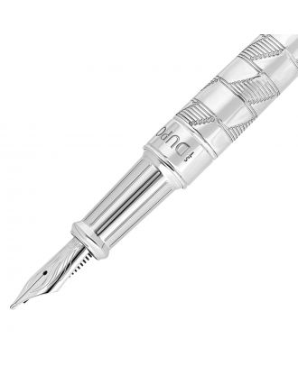 S.T. Dupont Line D Eternity Monogram 1872 Palladium Medium Vulpen
