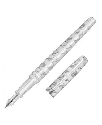 S.T. Dupont Line D Eternity Monogram 1872 Palladium Medium Vulpen