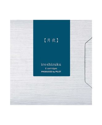 Pilot Iroshizuku Inkt Tsuki-Yo - Donkerblauw - 6 inktpatronen