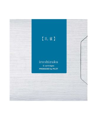 Pilot Iroshizuku Inkt Ku-Jaku - Blauw - 6 inktpatronen