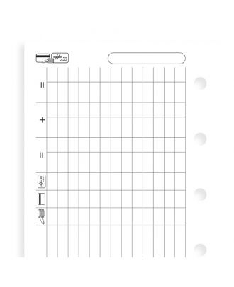 Filofax Vulling Mini Finances