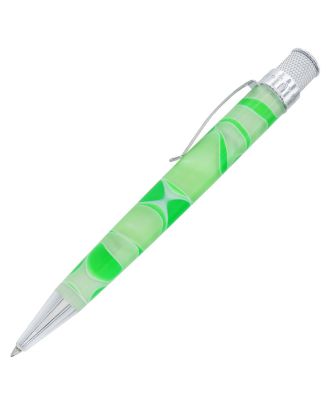 Retro 51 Tornado Acrylic Cosmic Swirl Green White Roller