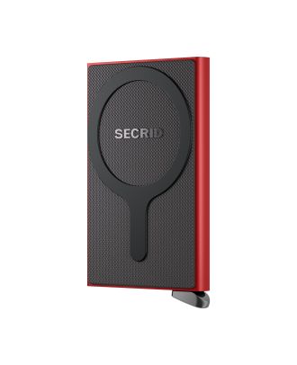 Secrid Premium Cardprotector Fluted for MagSafe Red