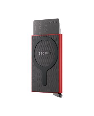 Secrid Premium Cardprotector Fluted for MagSafe Red