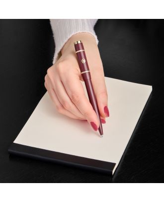 Hugo Boss Balpen Rive Signature Lady Burgundy