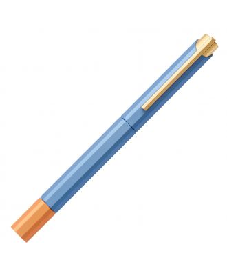 Ystudio Glamour Evolve Bihex Blue Gin Rollerball Pen