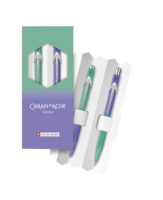 Caran d'Ache 849 & 844 Borealis Set Special Edition Balpen en Vulpotlood
