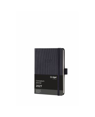 Sigel Conceptum Pure 2026 Weekagenda A6 Zwart Hard Cover