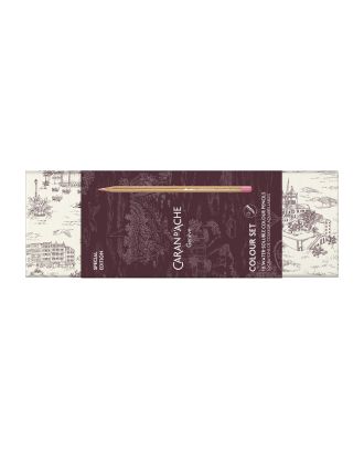 Caran d'Ache Toile de Jouy Special Edition Aquarelpotloden 10 Stuks
