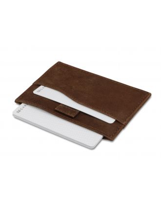 Garzini Leggera Kaarthouder Brushed Brown