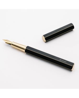 Ystudio Classic Revolve Black Fountain Pen