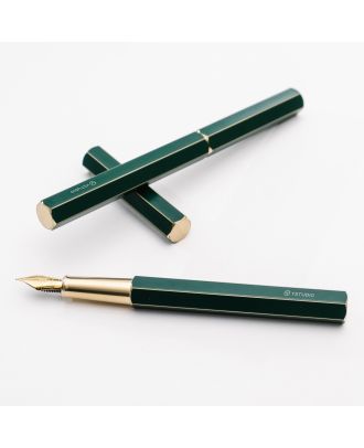 Ystudio Classic Revolve Green Fountain Pen