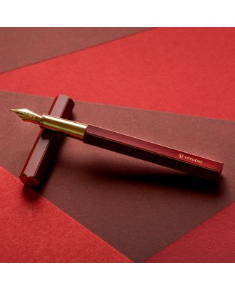 Ystudio Classic Revolve Red Fountain Pen