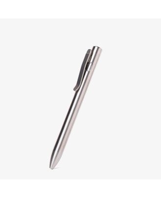 Tactile Turn Clip Action Machined Titanium Short Balpen