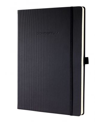 Sigel Conceptum Pure Notitieboek A4 Zwart Hard cover Gelijnd