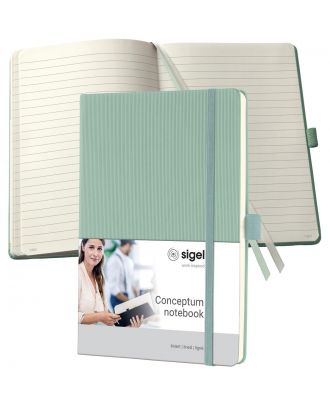 Sigel Conceptum Pure Notitieboek A5 Mint Green Hard cover Gelijnd