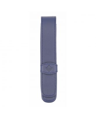 Diplomat Blauw Lederen Etui voor 1 Pen