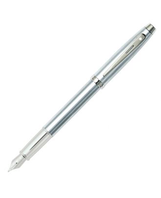 Sheaffer 100 Brushed Chrome met Nickel Plated Trim Vulpen