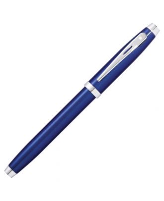Sheaffer 100 Glossy Blue Chrome Trim Vulpen