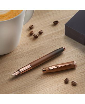 Sheaffer 100 Glossy Coffee Edition with Regal Brown PVD Trims Vulpen