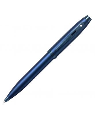 Sheaffer 100 Satin Blue with PVD Blue Trim Balpen