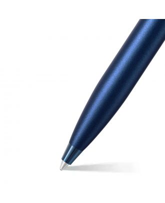 Sheaffer 100 Satin Blue with PVD Blue Trim Balpen
