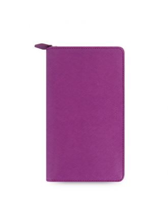 Filofax Saffiano Compact Zip Raspberry