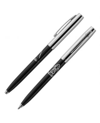 Fisher Space Cap-O-Matic Black Chrome Space Shuttle Balpen