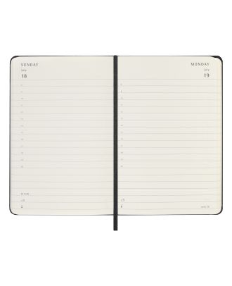 Moleskine Pocket Agenda 2027 Dagelijkse Planner Zwarte Harde Kaft