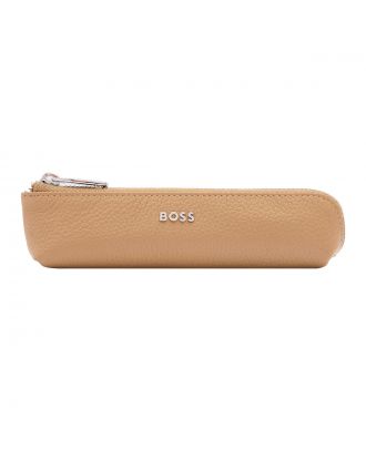 Hugo Boss Pen Etui Classic Grained Camel