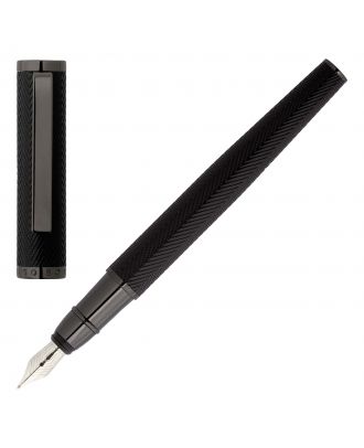 Hugo Boss Formation Herringbone Gun Fountain Pen